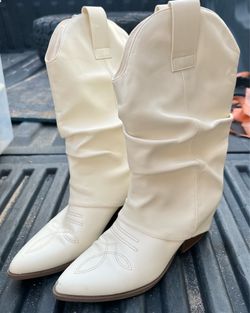 White Cowboy Boots