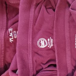 Uniform Boys Shirts ASU Maroon Sz 14-16 (10 T Polo, 2 Long Sleeve)