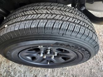 Bridgestone Tire on Black Alloy Wheel