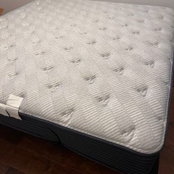King Si Mattress Split Box Springs & Bed Frame Optional 