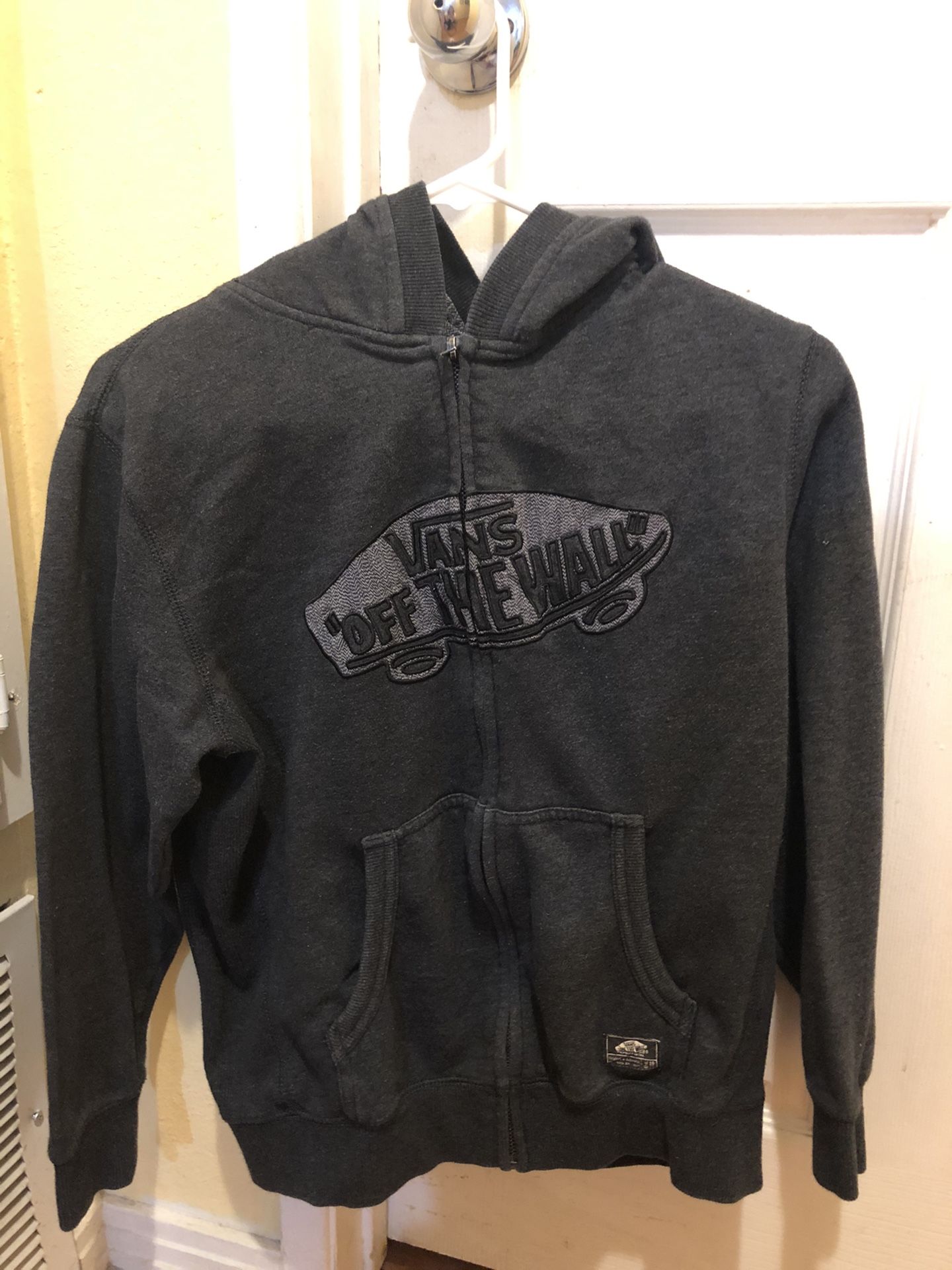 Vans zip up hoodie