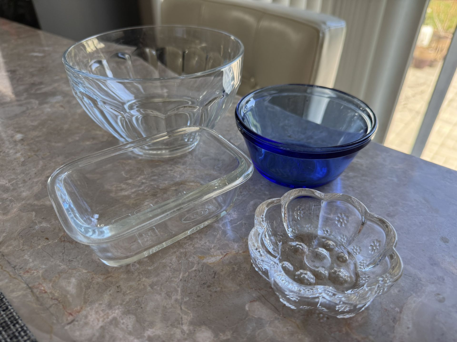 Small Glass Bowls Etc