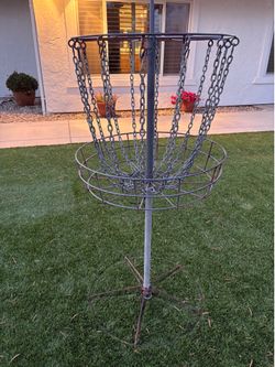 Frisbee disc golf basket