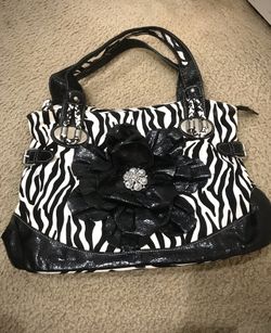 Zebra purse