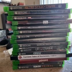 Stack Of Xbox One Games