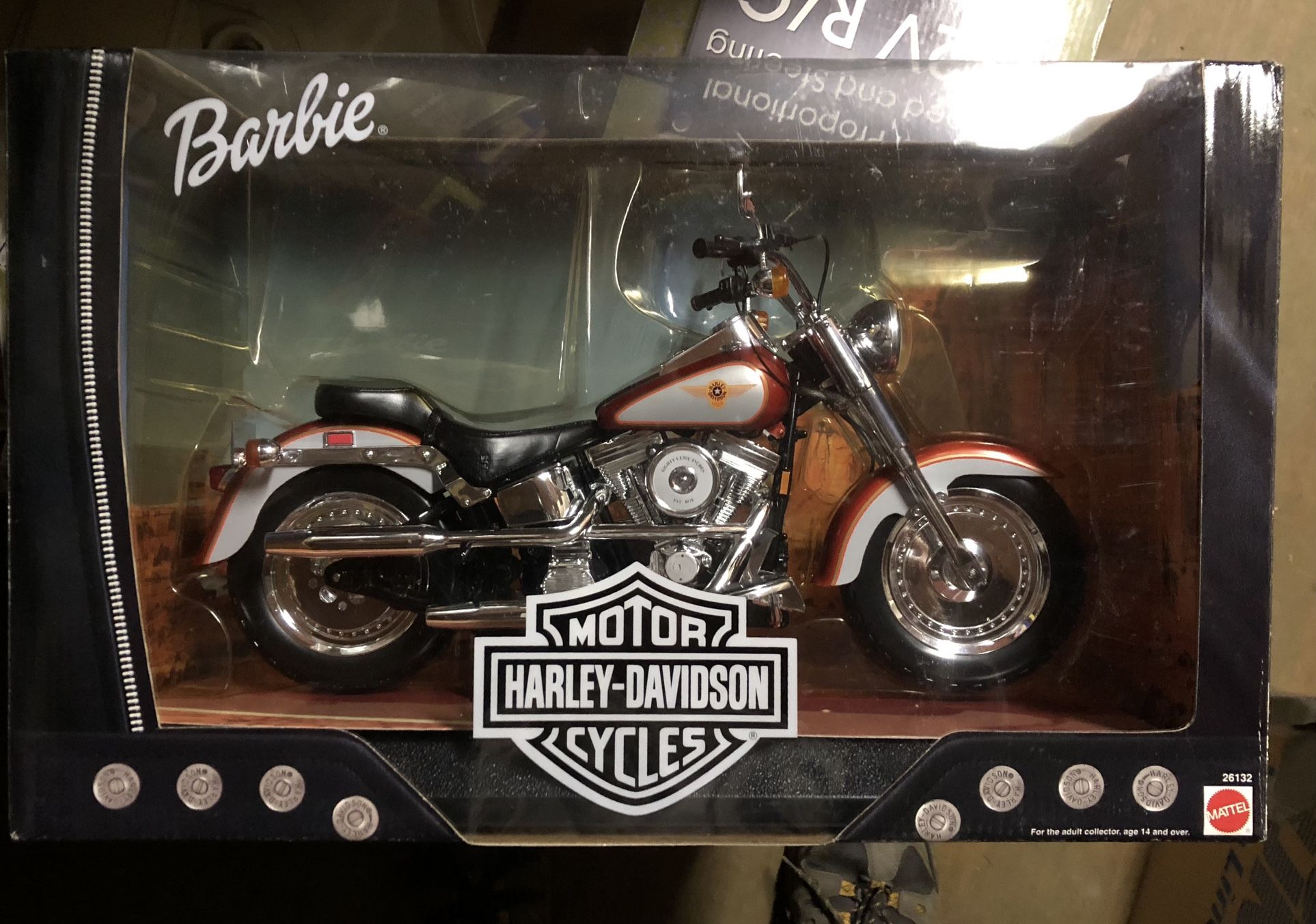 Barbie: Harley Davidson Motorcycle : 1/6 Scale New