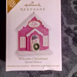 New Hallmark Keepsake - Welcome Christmas! Special Edition