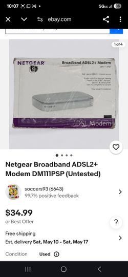 Net gear Braodban Modem