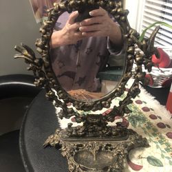 Beautiful Brass Mirror