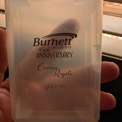 Burnett 45 Anniversary Casino Royale Poker Cards