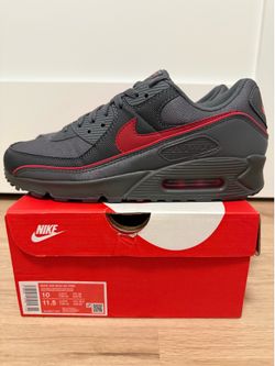 Nike Air Max 90 Premium “Iron Grey University Red” Men’s Size 10 HV4517-001