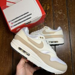 Nike Air Max 1 Pale Ivory Brand New With Box Womens 8.5