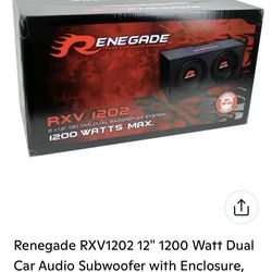 Renegade RXV1202 12" Dual