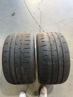 295/35/18 RE71RS pair used tire