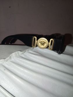 Versace sunglasses black gold