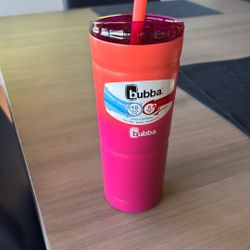 Insulated Cup with Straw
