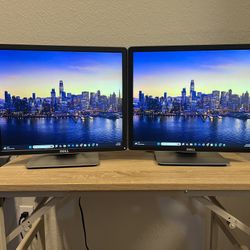 2 Dell Monitors