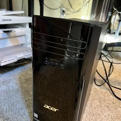 Acer aspire Desktop PC with Keyboard And Mouse. Full Setup 