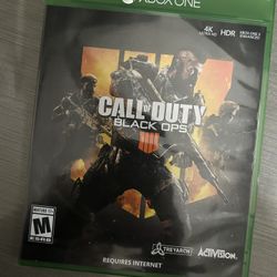 Xbox One: Call of Duty Black Ops 4