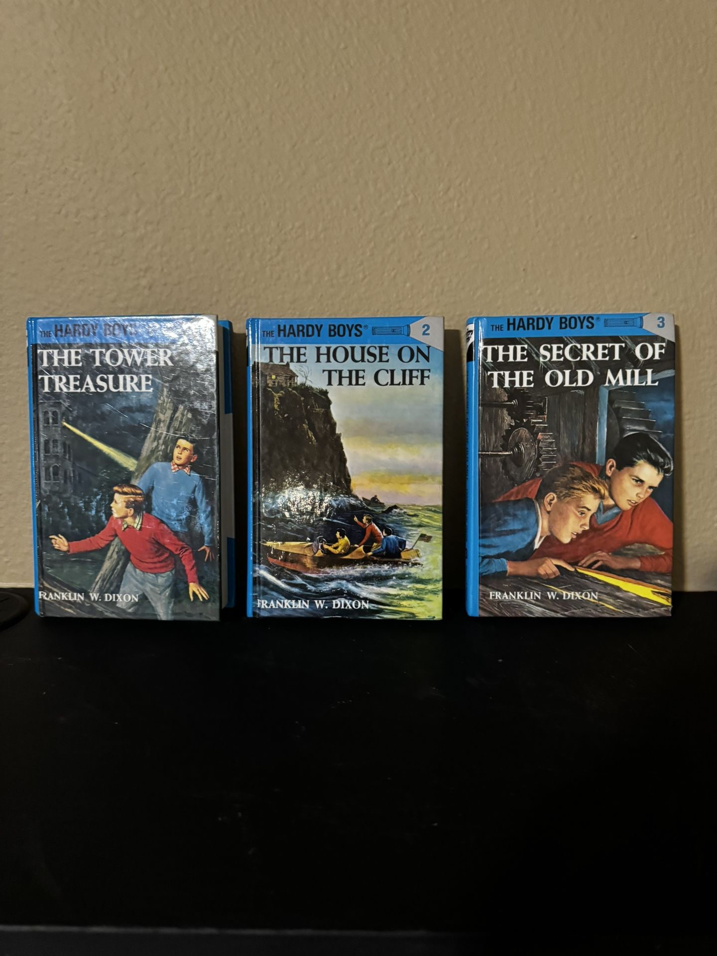 3 Hardy boys books - Hardcover In Excellent Condition!