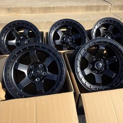 17" FUEL  BLOC rims/ matte black 17x9 