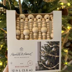 Bead Garland Christmas New In Box 