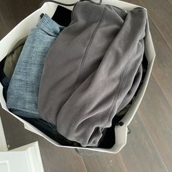 LARGE BAG OF MENS CLOTHES PICK UP TODAY 