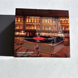 Portable Record Player With Built-in Speakers