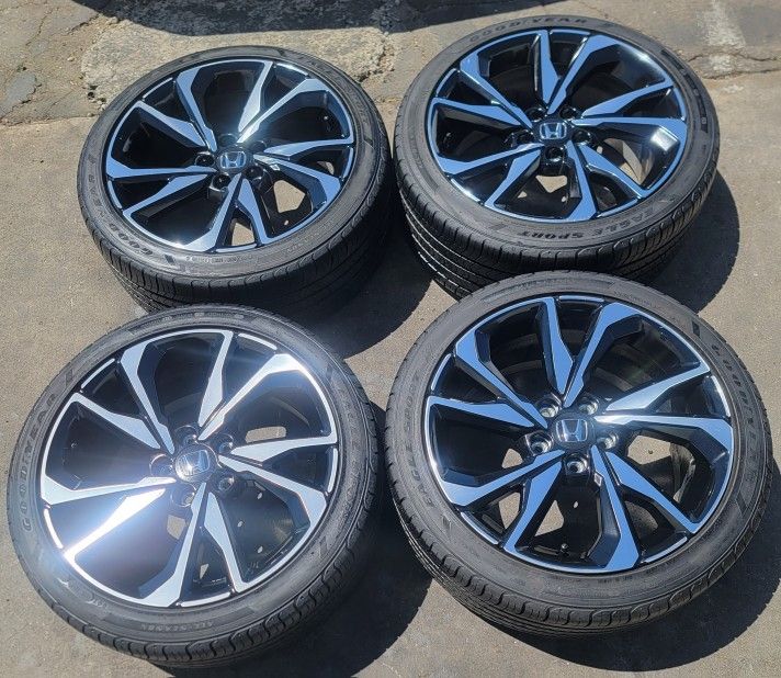 18" 2019 HONDA CIVIC, ACCORD STOCK OEM USED RIMS & USED TIRES