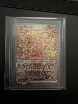 Mew ex 152/128 Pokemon Card 30th Celebration