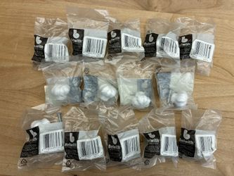 Lot of 14 Belwith White Porcelain Cabinet Knob Drawer Pulls