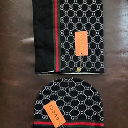 GUCCI Scarf 🧣 And Hat Set