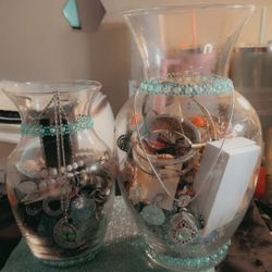 Vintage Jewelry Vases 