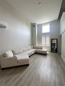 Beige L Shape Couch
