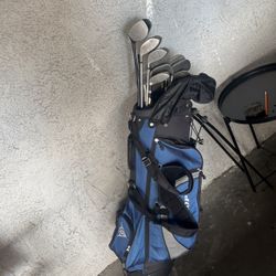 Golf Clubs And Bag