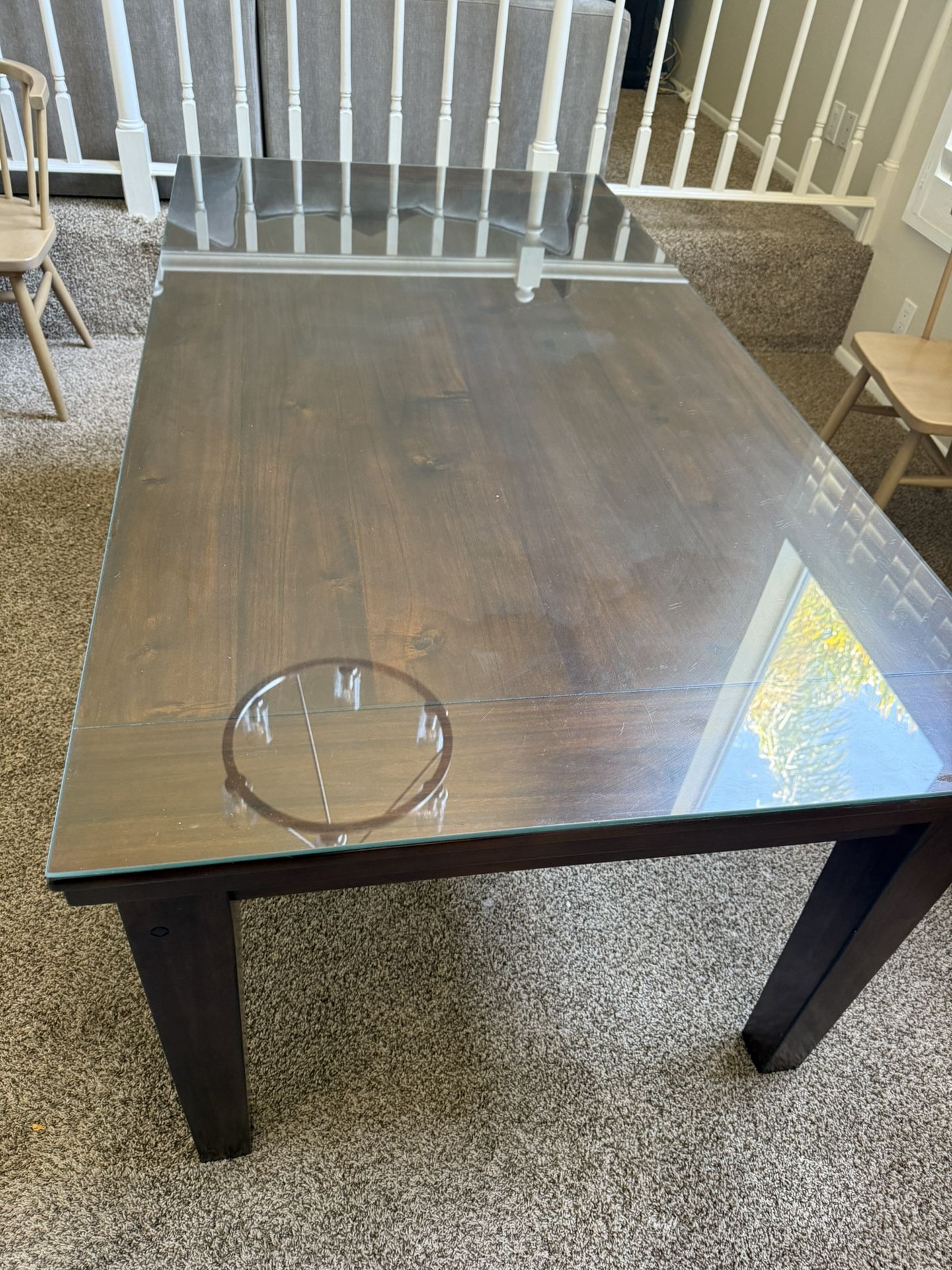 Wood Dining Table With 6 Chairs