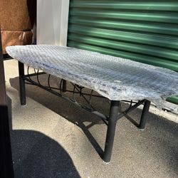 Glass Top Table