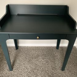 Dark Blue Green Desk And Chair 