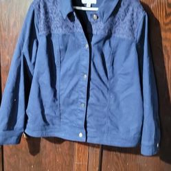 Liz Claiborne Jean Jacket