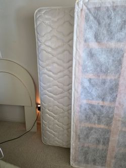 4 sets Twin Mattress, Box, Frame, and Headboard
