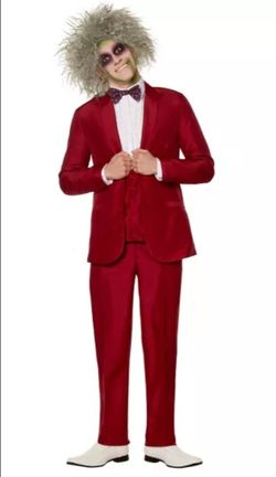 Beetlejuice adult costume large