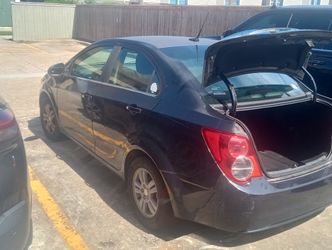 Chevrolet, Sonic, LT, Black, Sandan, four doors