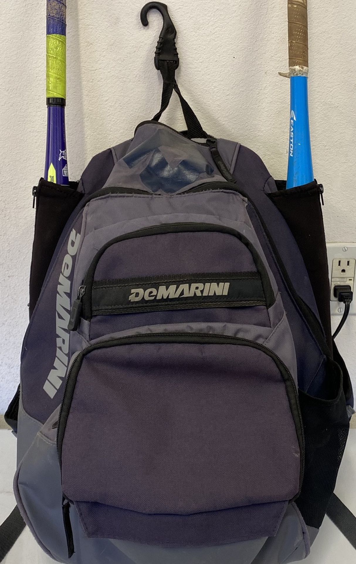 Demarini Softball Backpack Baseball Side Bat Holder