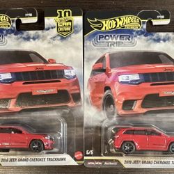 Hot Wheels 2026 Car Culture 2019 Jeep Grand Cherokee Trackhawk Power Trip Lot x2