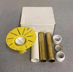Signature Hardware Quick Connect Drop-In Drain Kit NOS CG-DID-1_1/2-V2-PVC-HW