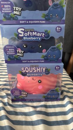 Scented Blueberry Squishy Toys – Price for One Each