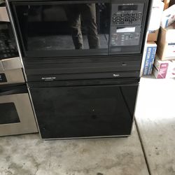 Whirlpool dual microwave and oven