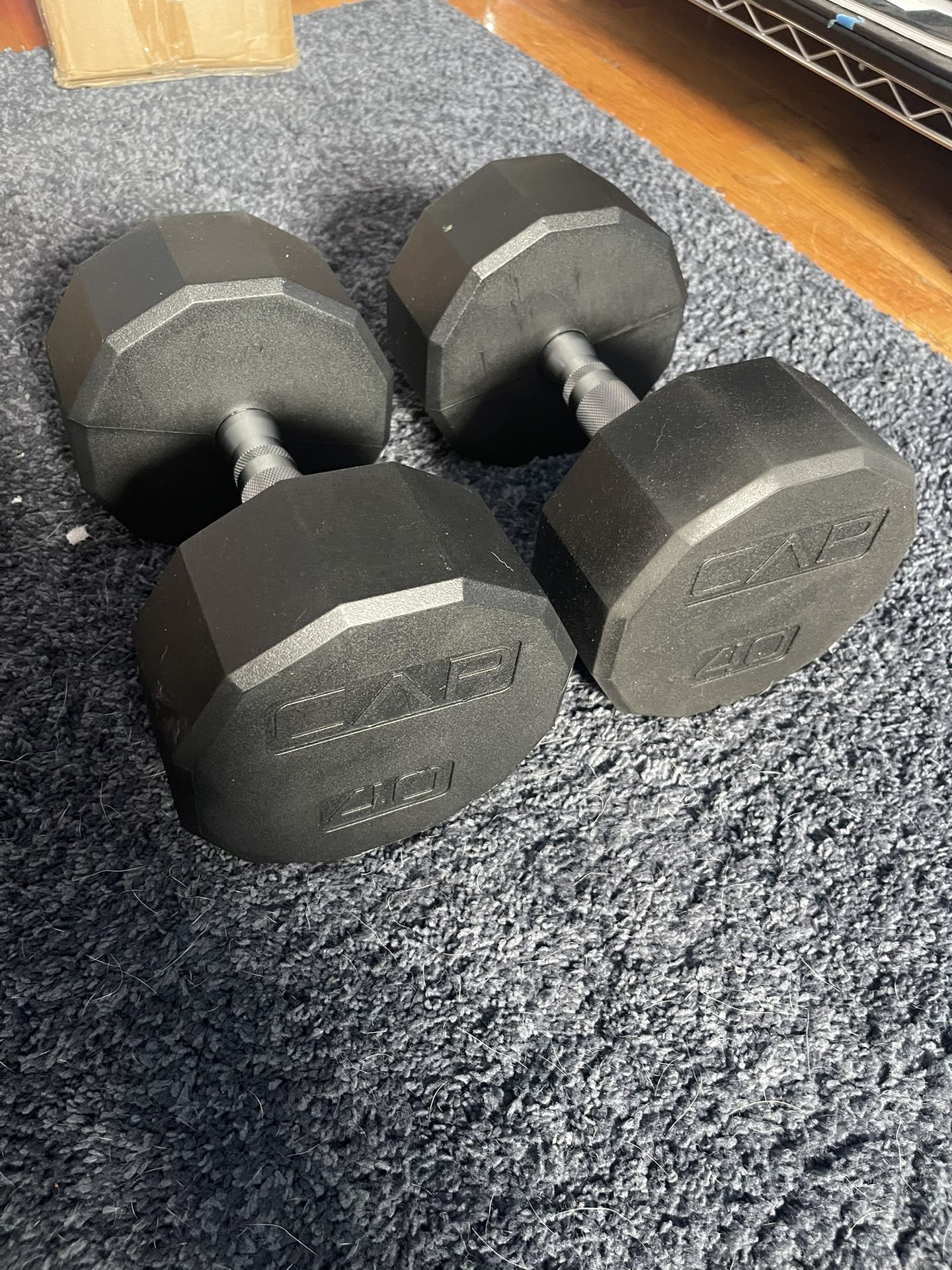 Pair Of 40lb Dumbbells 80lbs Total Brand New