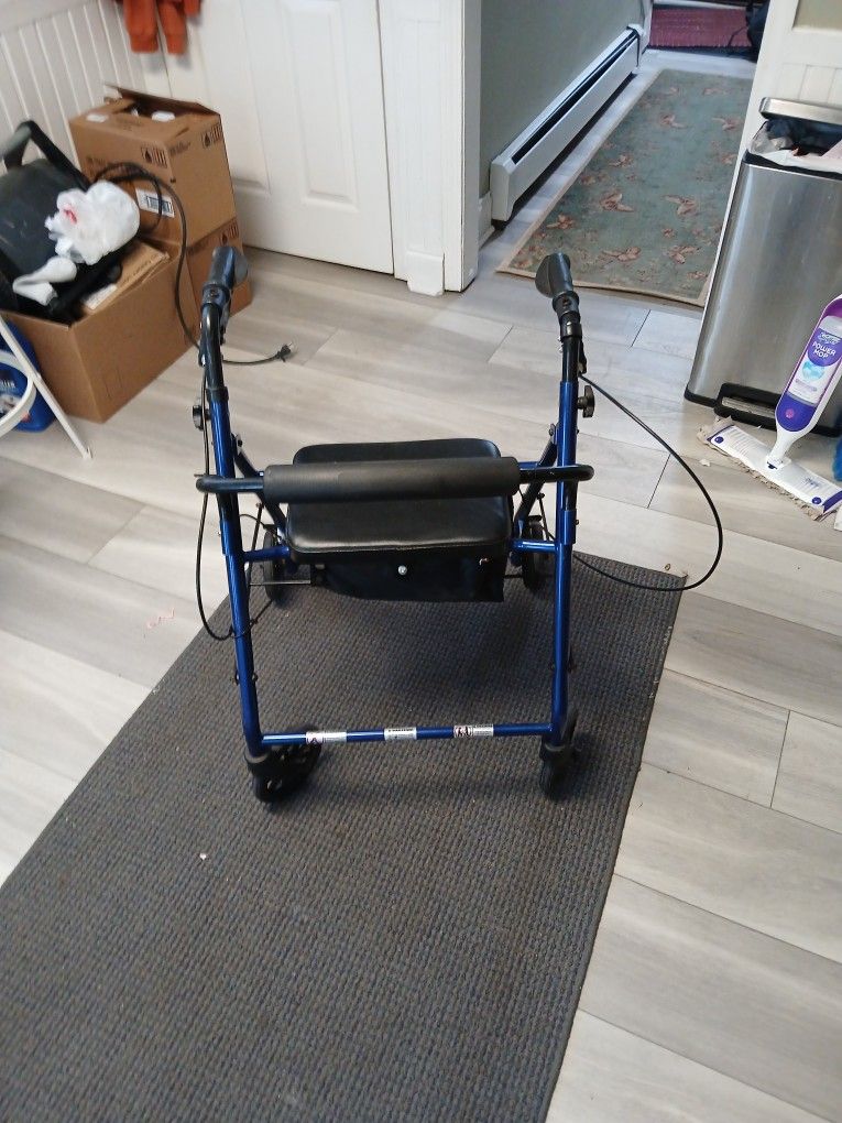 Walker With Seat