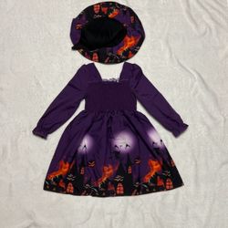 Purple Halloween Dress 4T/5T